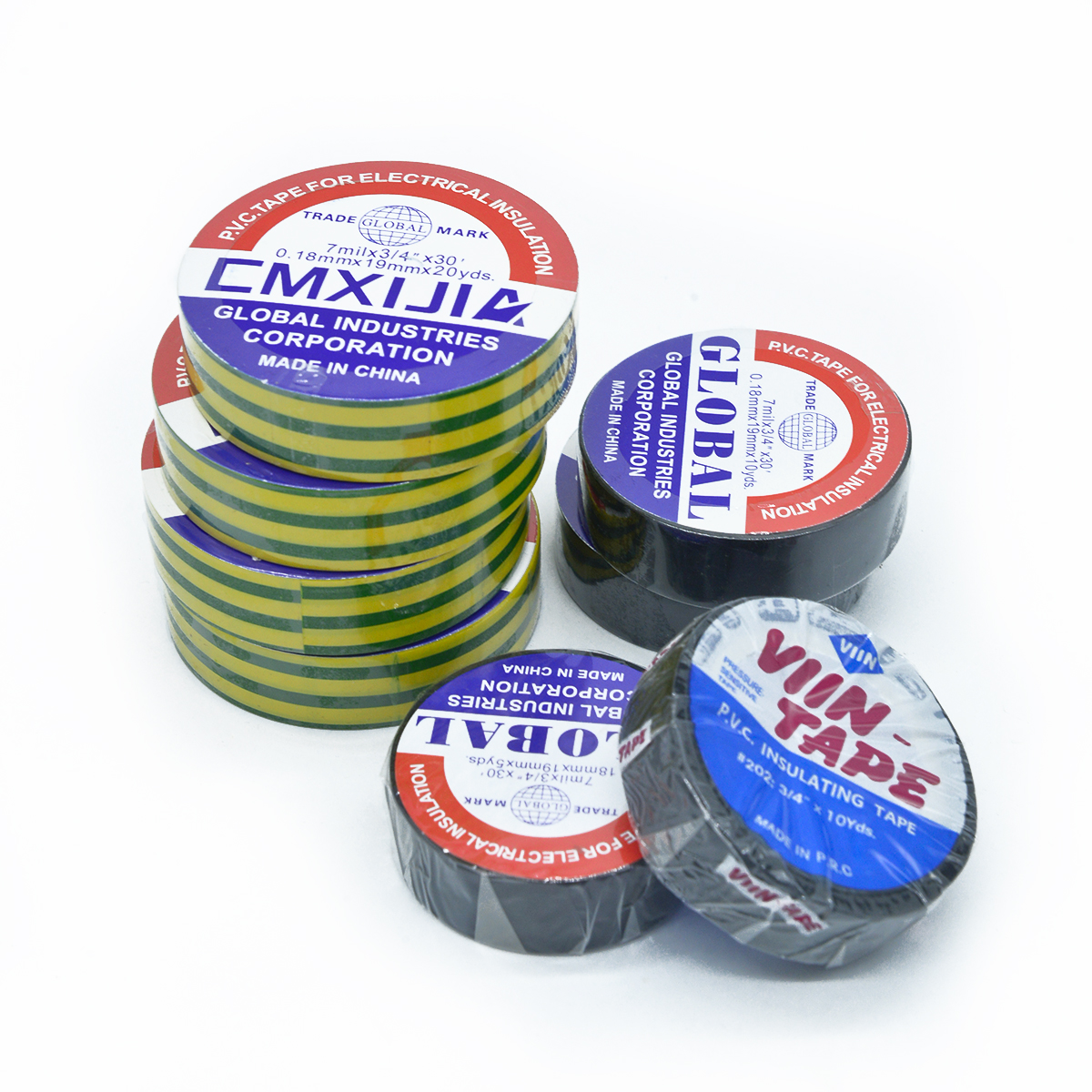 Earth electrical tape black insulation tape electrical tape thumbnail