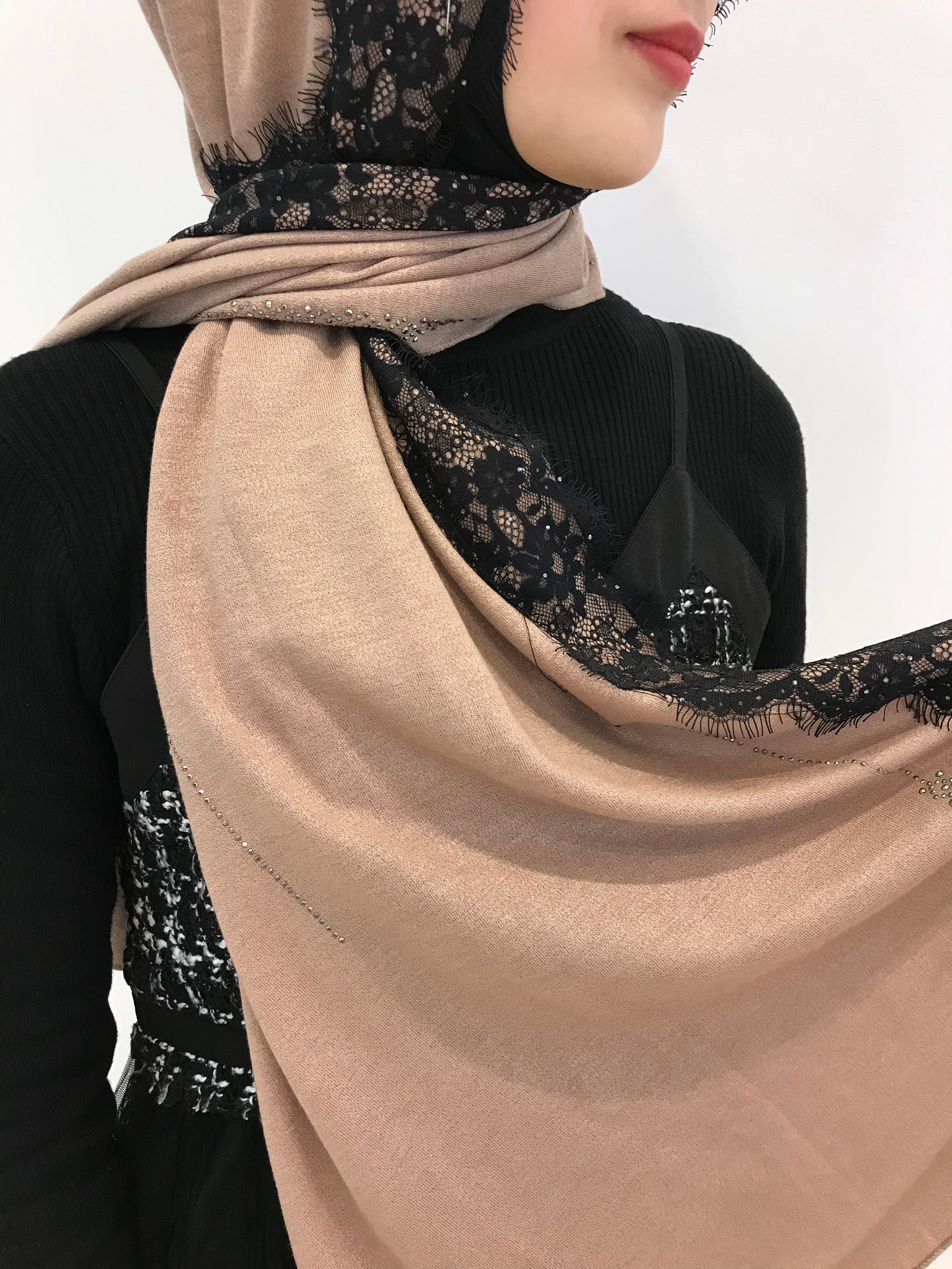 针织拼睫毛蕾丝烫钻详情7