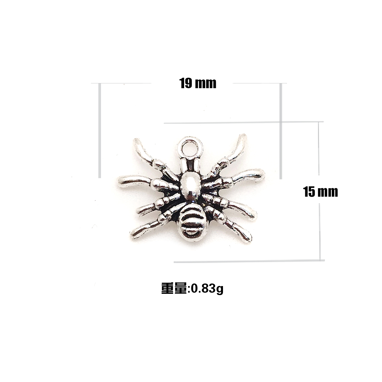 Single Hole With Hanging Spider Zinc Alloy Accessory Y0660 Item Picture