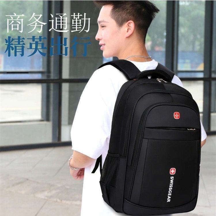 高级品质背包男2022新款双肩包大容量旅游电脑包学生书包潮流韩版详情4