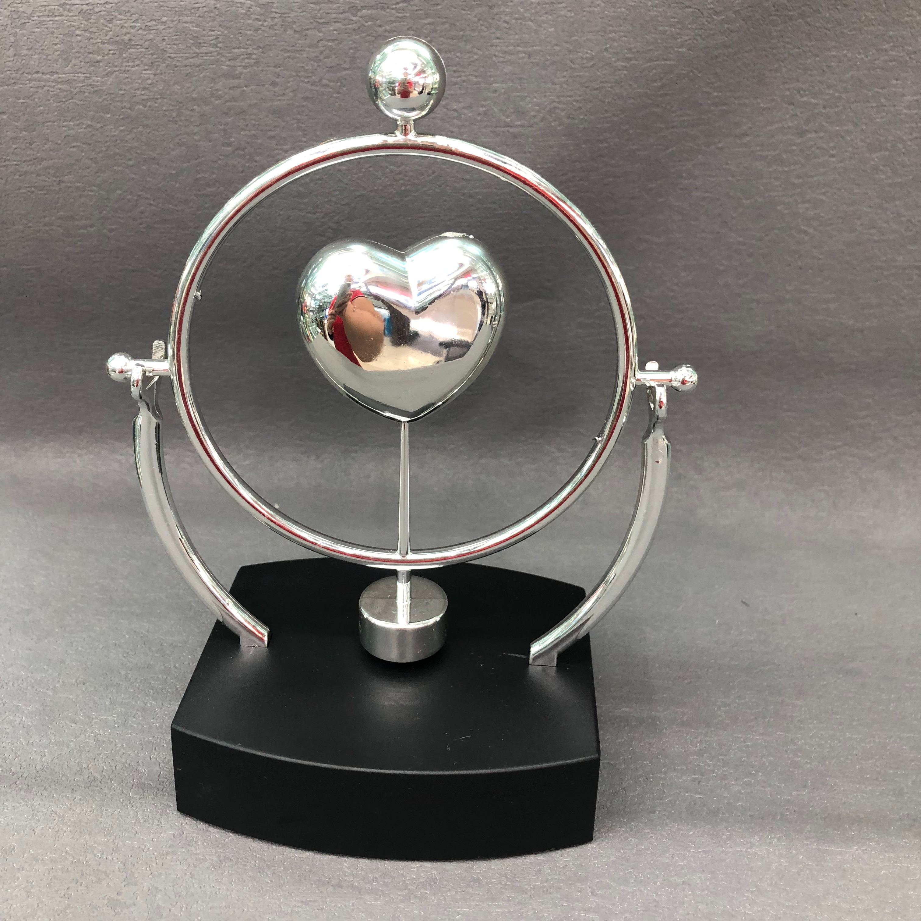 Wholesale creative gift set home decoration office ornaments medium plastic chaos swing silver love model children holiday gift gift to each other thumbnail