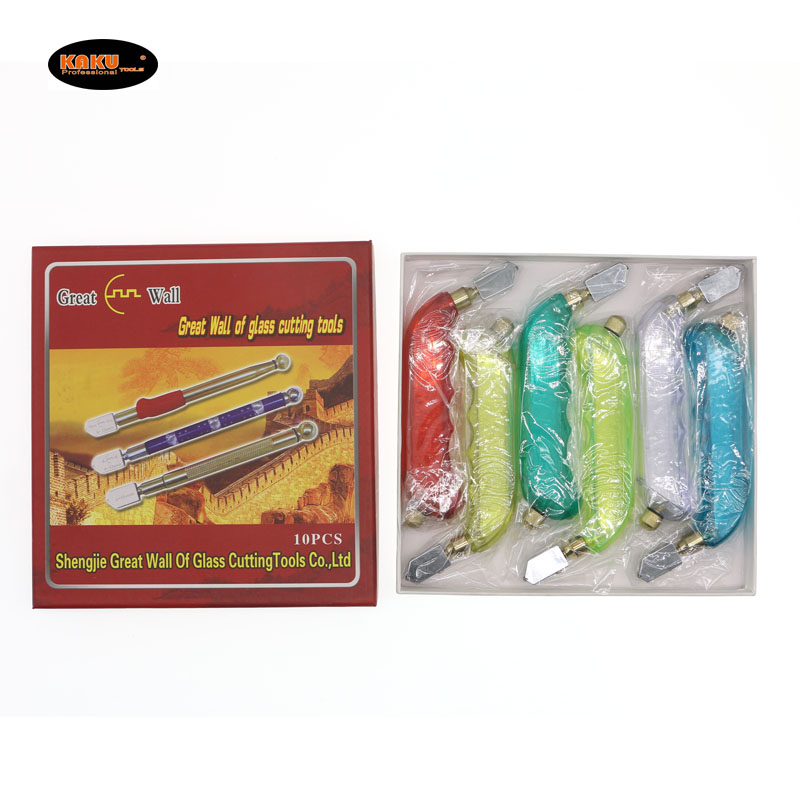 KAKU玻璃刀玻璃割刀划玻璃刀银色塑料手柄刀详情1