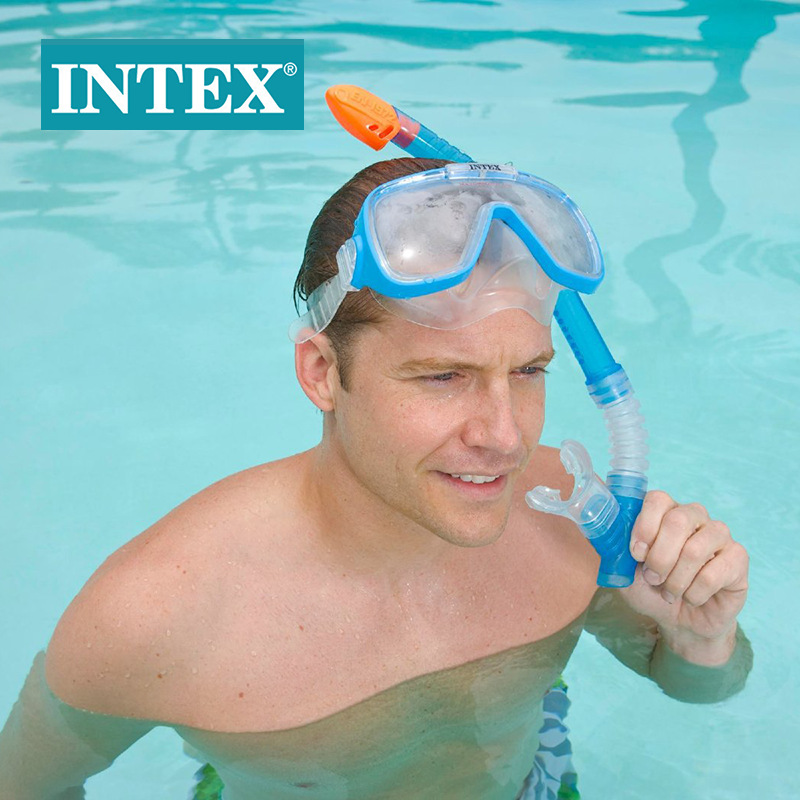 INTEX 55962 硅胶水上运动游泳泳镜潜水护目镜呼吸管组合套装详情5