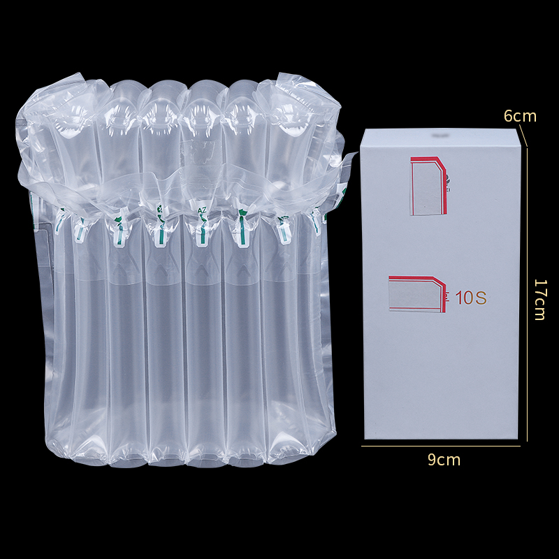 shock proof protective & cushioning material inflatable air column bag for mobile box Specification drawing