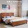 中式实木床现代简约檀木床1.8m双人床主卧室大床小户型单人床婚床图