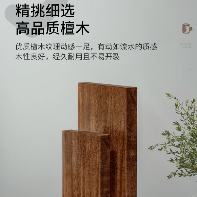 中式实木床现代简约檀木床1.8m双人床主卧室大床小户型单人床婚床详情图2