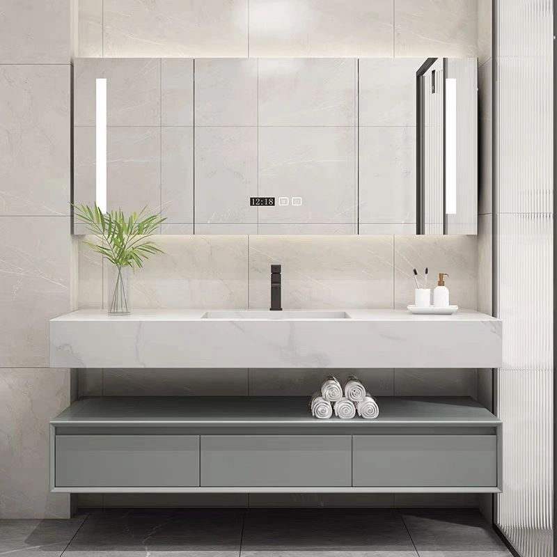 Full-house custom wardrobe modern and simple bathroom