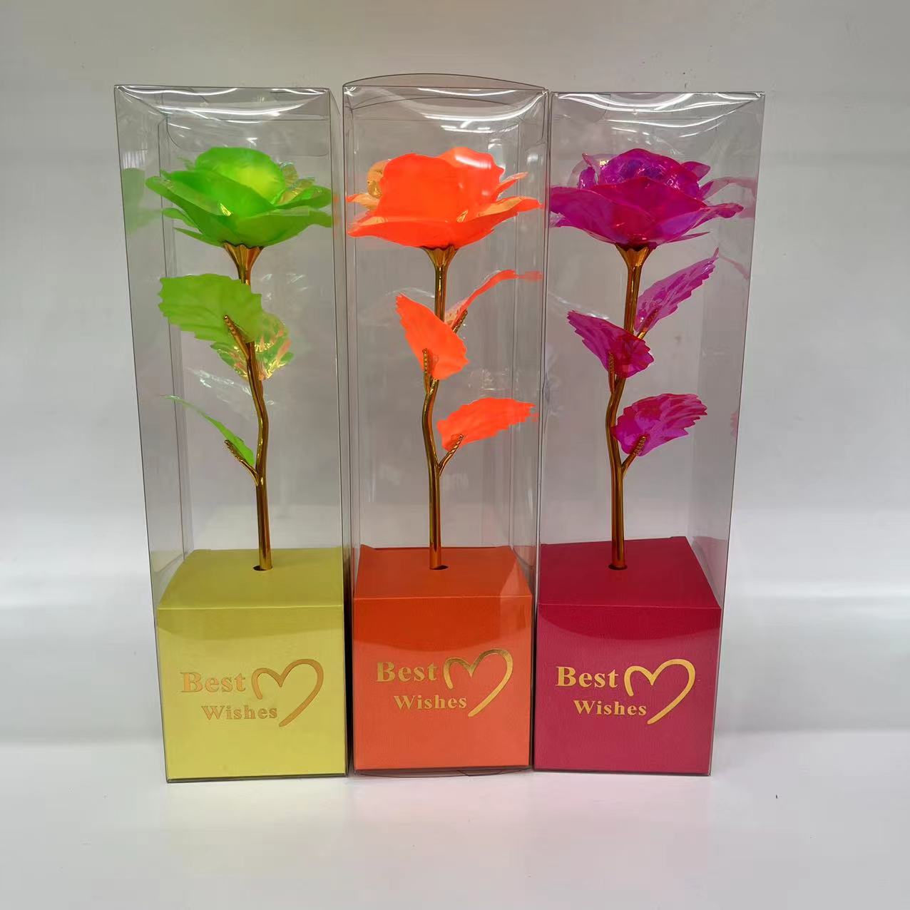 The rose will not fade creative craft gift set decoration Tanabata Valentine's Day Christmas gift romantic atmosphere rose decoration manufacturers direct sales thumbnail