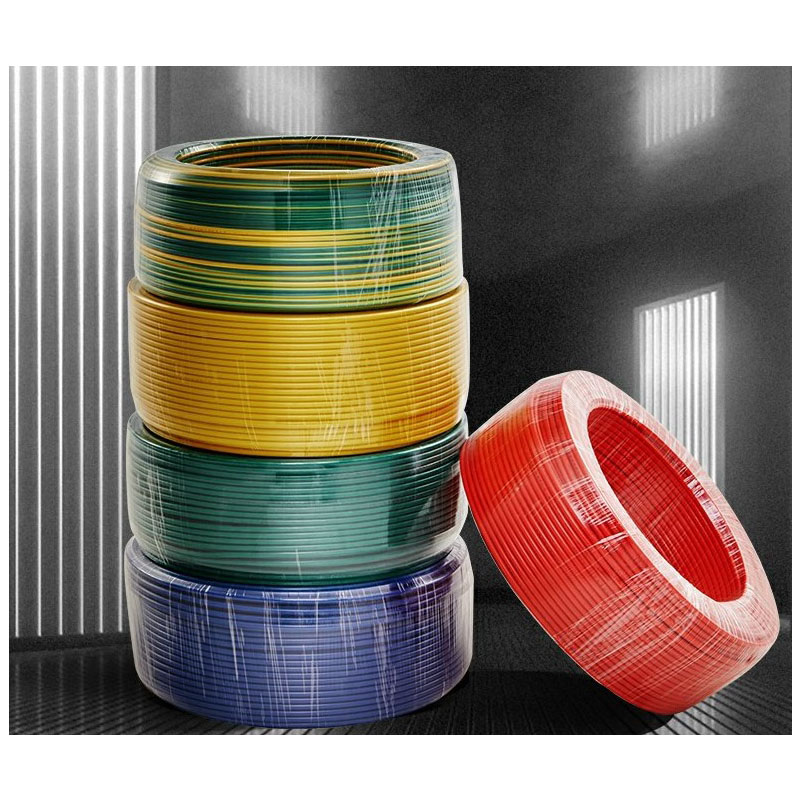Wire And Cable Bvr2.5/4/6 Square Pure Copper Household Single Core Home Decoration Multi-Strand Soft 1.5 Square Red 100 Meters full figure