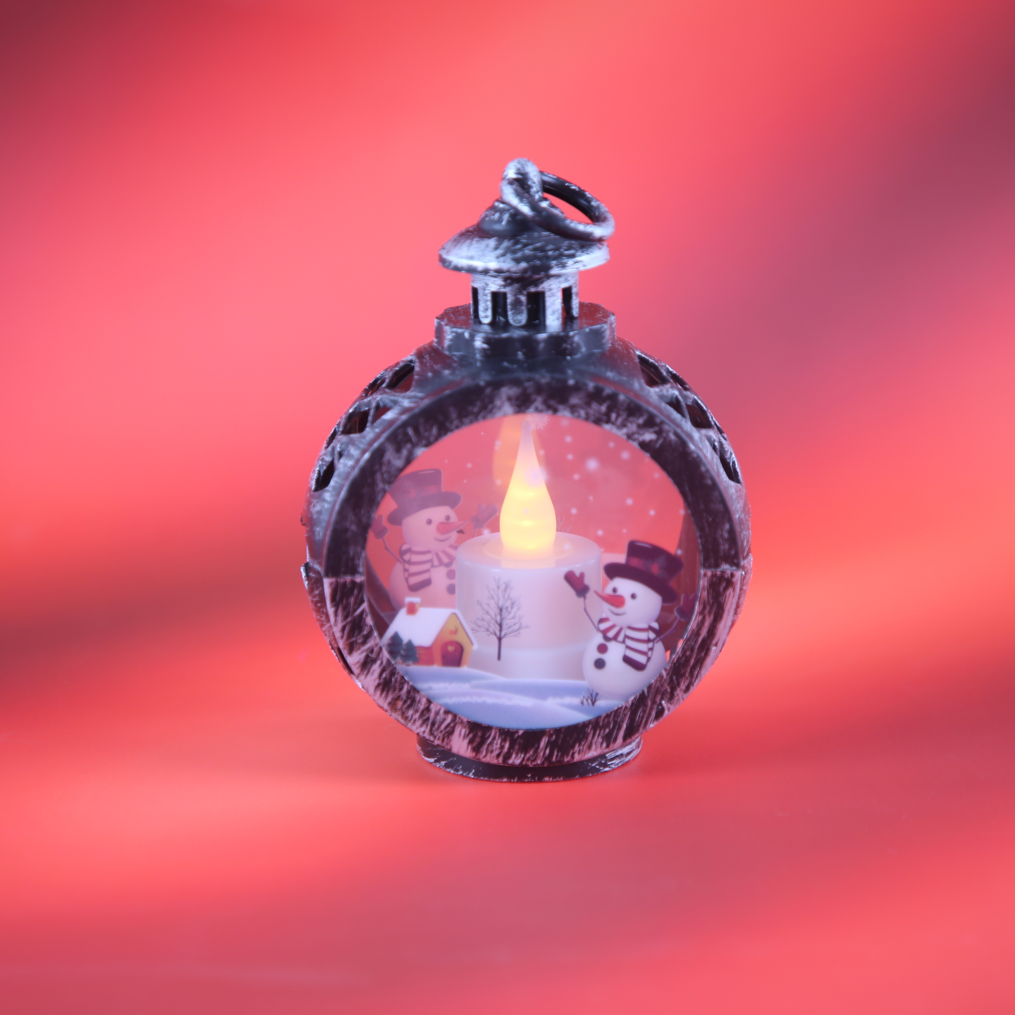 Scene Arrangement Items Retro Candle light small night light Christmas gift ornaments small night light interior wind light Christmas small wind light small night light portable LED electronic light thumbnail