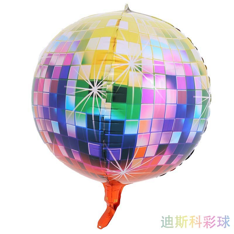 10寸18寸22寸4D球印花球生日派对装饰铝膜气球宴会背景装饰气球详情4