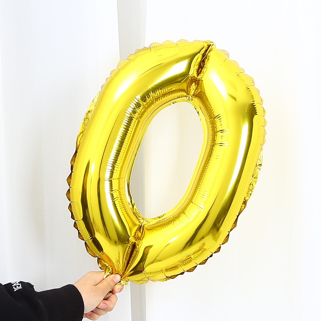 0-9 金色 16寸金色银色玫瑰金黑色铝箔数字气球 生日套餐婚庆布置用品铝膜气球小号详情1