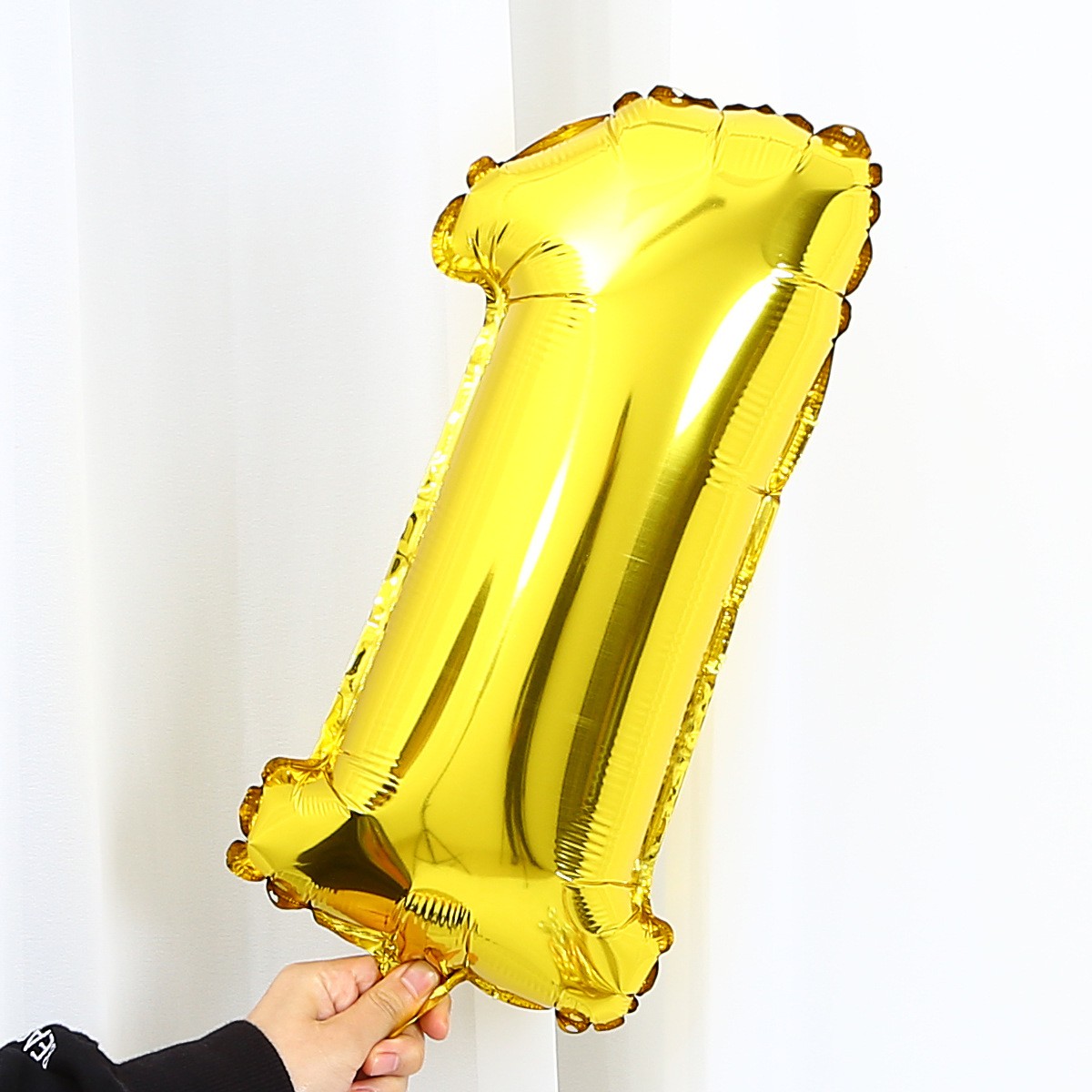 0-9 金色 16寸金色银色玫瑰金黑色铝箔数字气球 生日套餐婚庆布置用品铝膜气球小号详情2