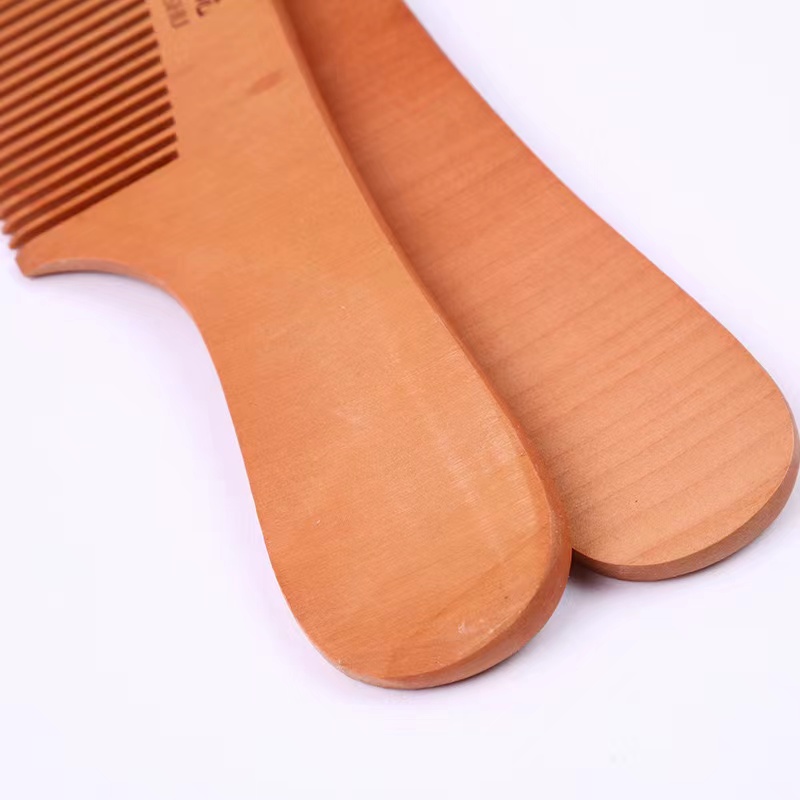 Manufacturers Direct Sales Of Fine Peach Comb Handle Peach Comb Hair Comb With Handle Peach Comb Item Picture