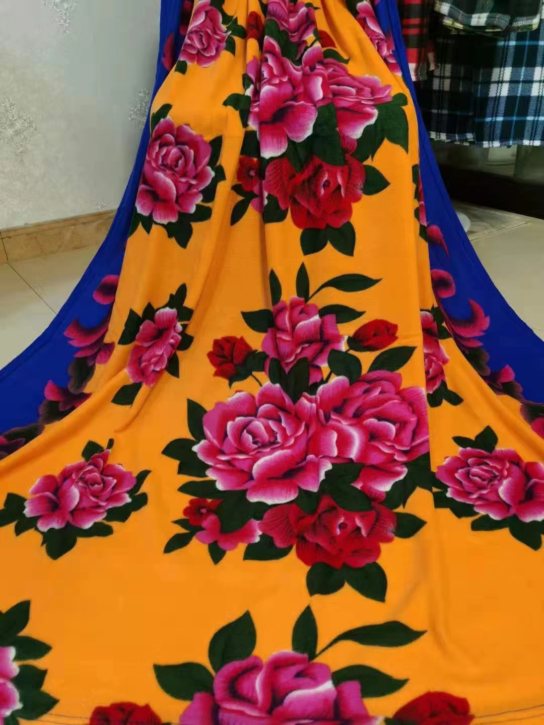 Double-Sided Printed Blanket Is Suitable For All Seasons Bedding Is Skin-Friendly And Comfortable Specification drawing