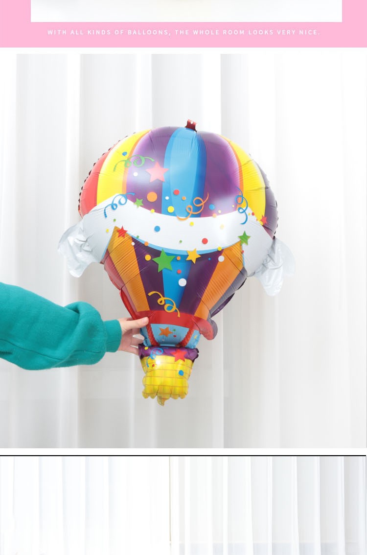 游艇潜水艇铝膜气球 男孩生日装饰批发 海上主题大号铝箔气球玩具详情8