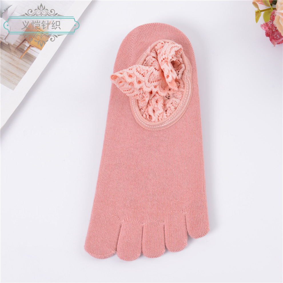 Women's Lace Lace Wicking Sweat Low Tube Small White Shoes Essential Five-Finger Comfort Specification drawing