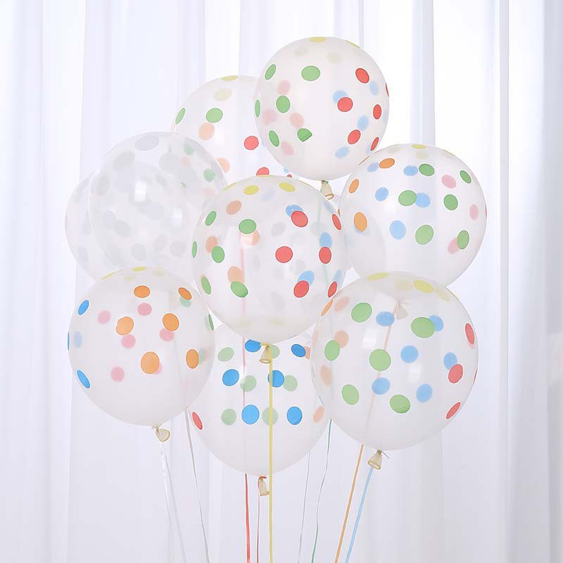 12寸2.8g波点乳胶气球生日派对婚礼浪漫装饰乳胶气球网红气球详情2