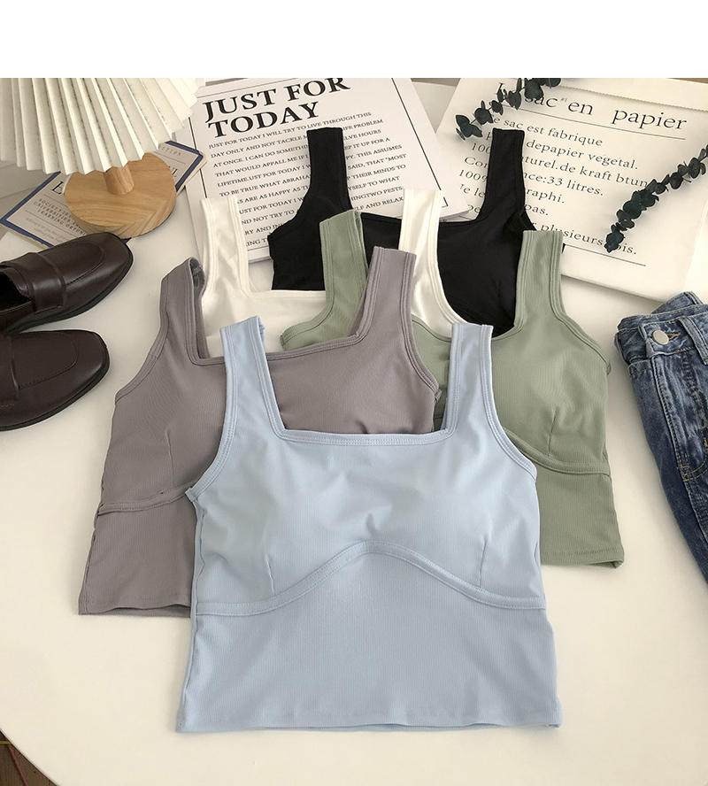 吊带背心美背女夏季内搭外穿文胸一体打底无袖T恤带胸垫上衣冰丝详情3