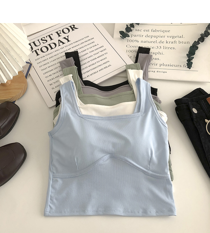 吊带背心美背女夏季内搭外穿文胸一体打底无袖T恤带胸垫上衣冰丝详情5