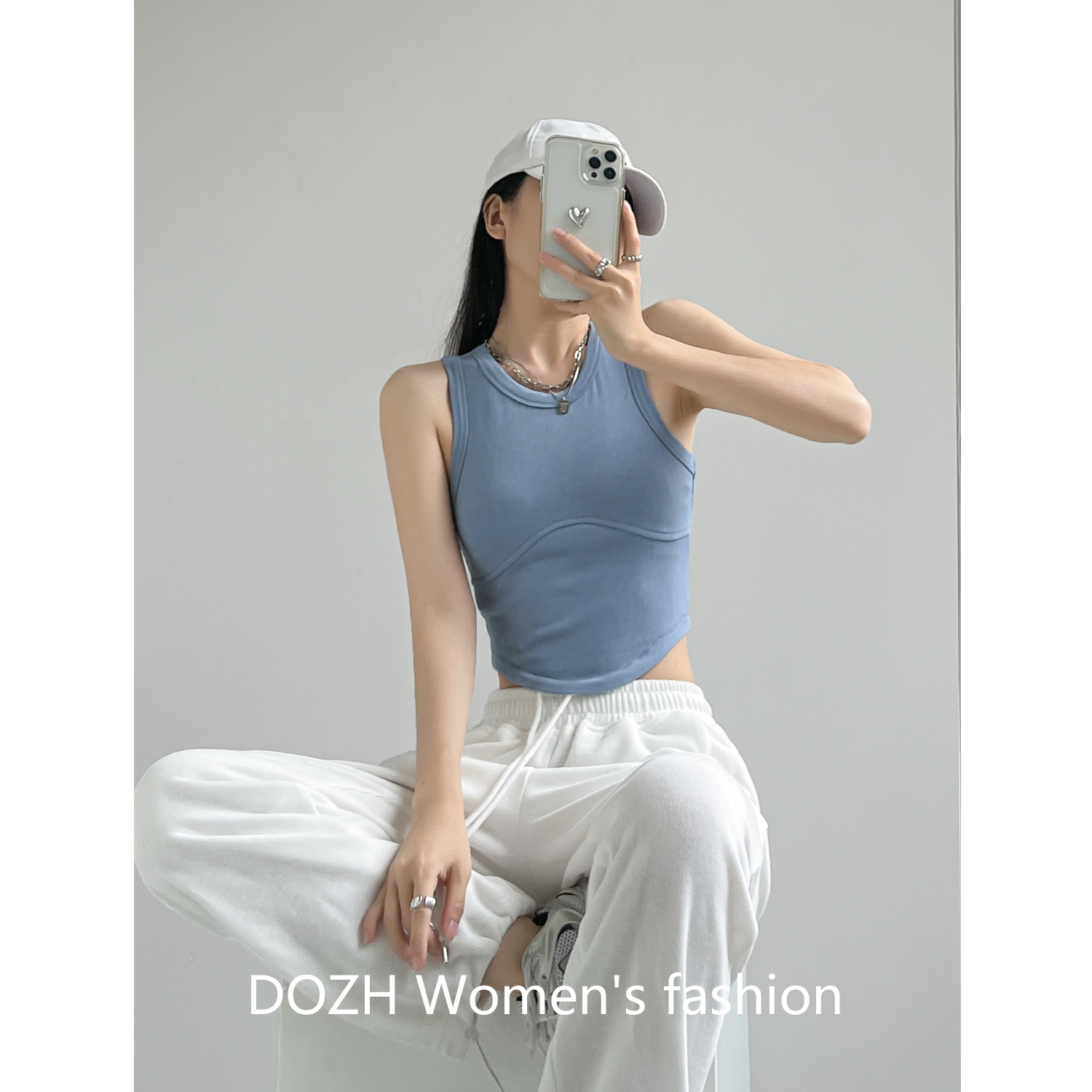 女士背心实物图