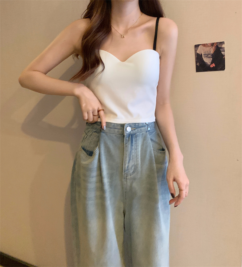 For winter women, wear a French-style small halter top with a cushioned base layer inside and a sleeveless, slimming short top outside pic 9