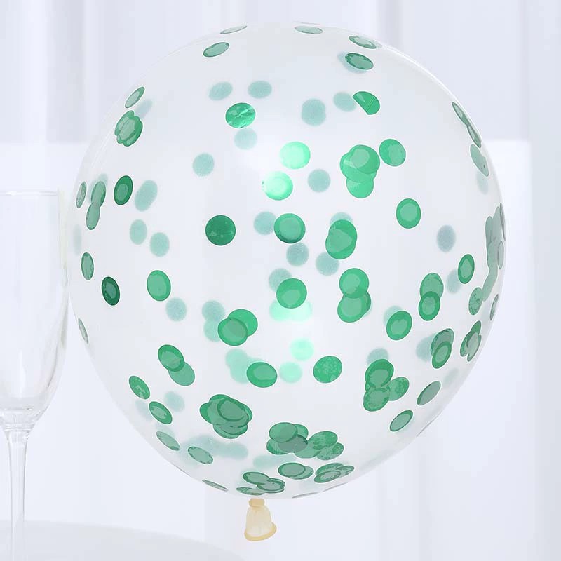 12寸2.8g亮片透明乳胶气球生日派对婚礼浪漫装饰乳胶气球网红气球详情3