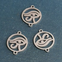 Europe and the United States cross-border Amazon explosive titanium steel eye bracelet pendant demon eye diy jewelry accessories