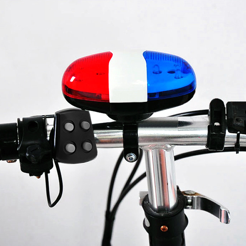 JY-325B Horn 4-tone bicycle electronic horn Mountain bike Headlight taillight bell Bike with light horn