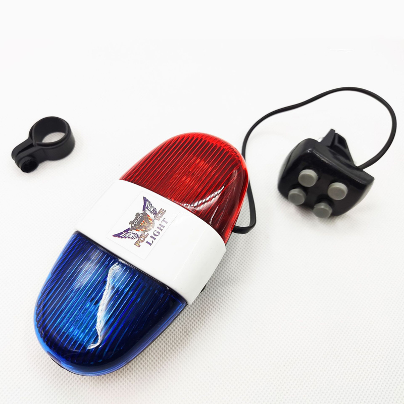 JY-155 Horn 4-tone bicycle electronic horn Mountain bike Headlight taillight bell Bike with light horn