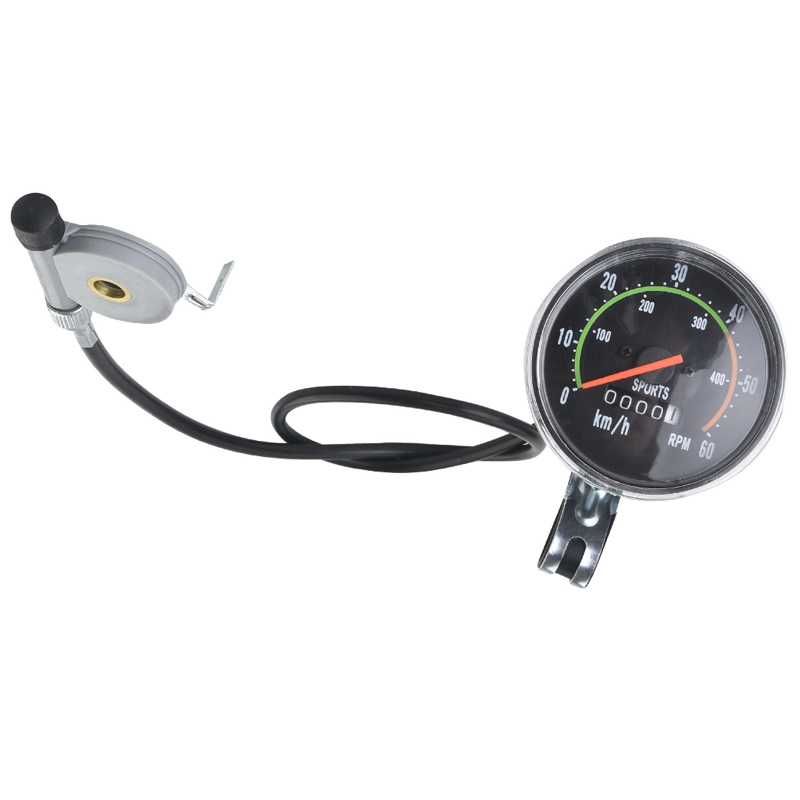 JY-093 Mechanical odometer (cylinder) Pointer type bicycle wired odometer, tricycle bicycle mechanical odometer, square tachometer, internal speedometer, odometer, speedometer Application Scenario