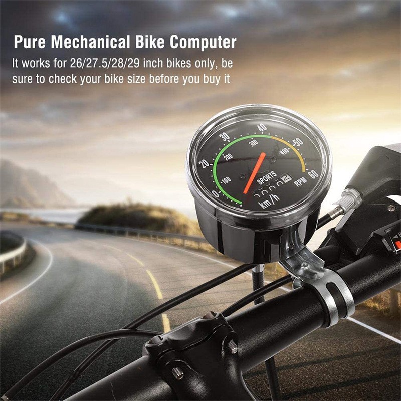 JY-093 Mechanical odometer (cylinder) Pointer type bicycle wired odometer, tricycle bicycle mechanical odometer, square tachometer, internal speedometer, odometer, speedometer details Picture