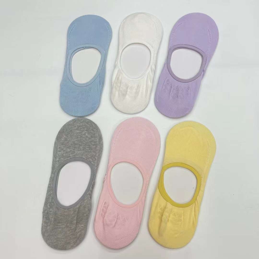 Socks women's socks invisible socks boat socks silicone anti-slip shallow mouth socks bean bean shoes socks foreign trade socks cotton socks everything pair socks