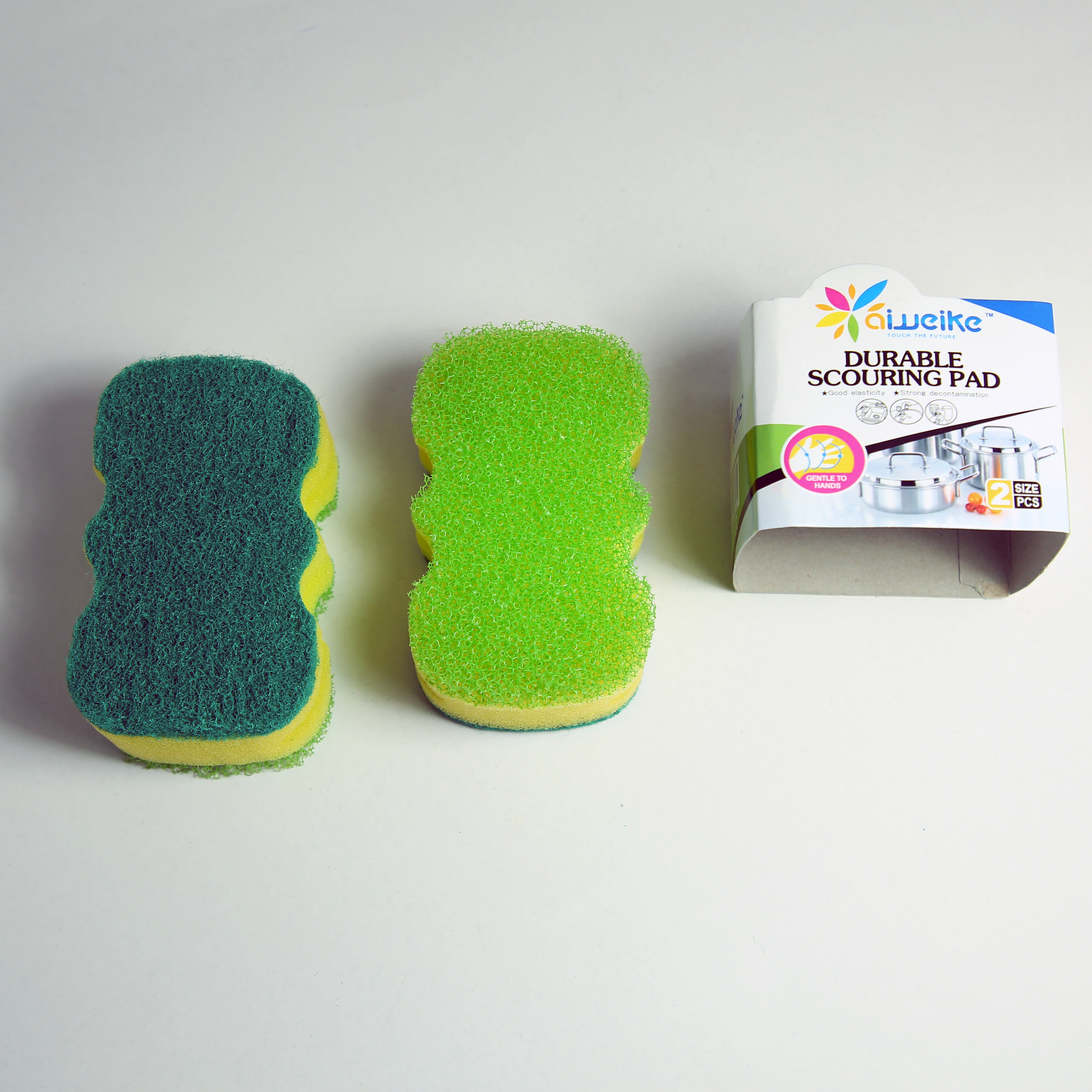 Emery household cleaning cloth Dishwashing cloth Kitchen cleaning cloth brush pot cloth to remove oil clean rag sponge wipe wholesale thumbnail