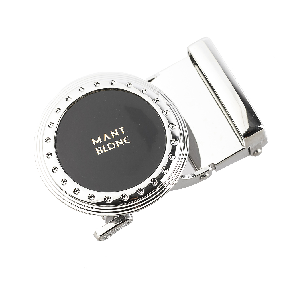 胶片皮带扣/锌合金自动扣/定制LOGO白底实物图