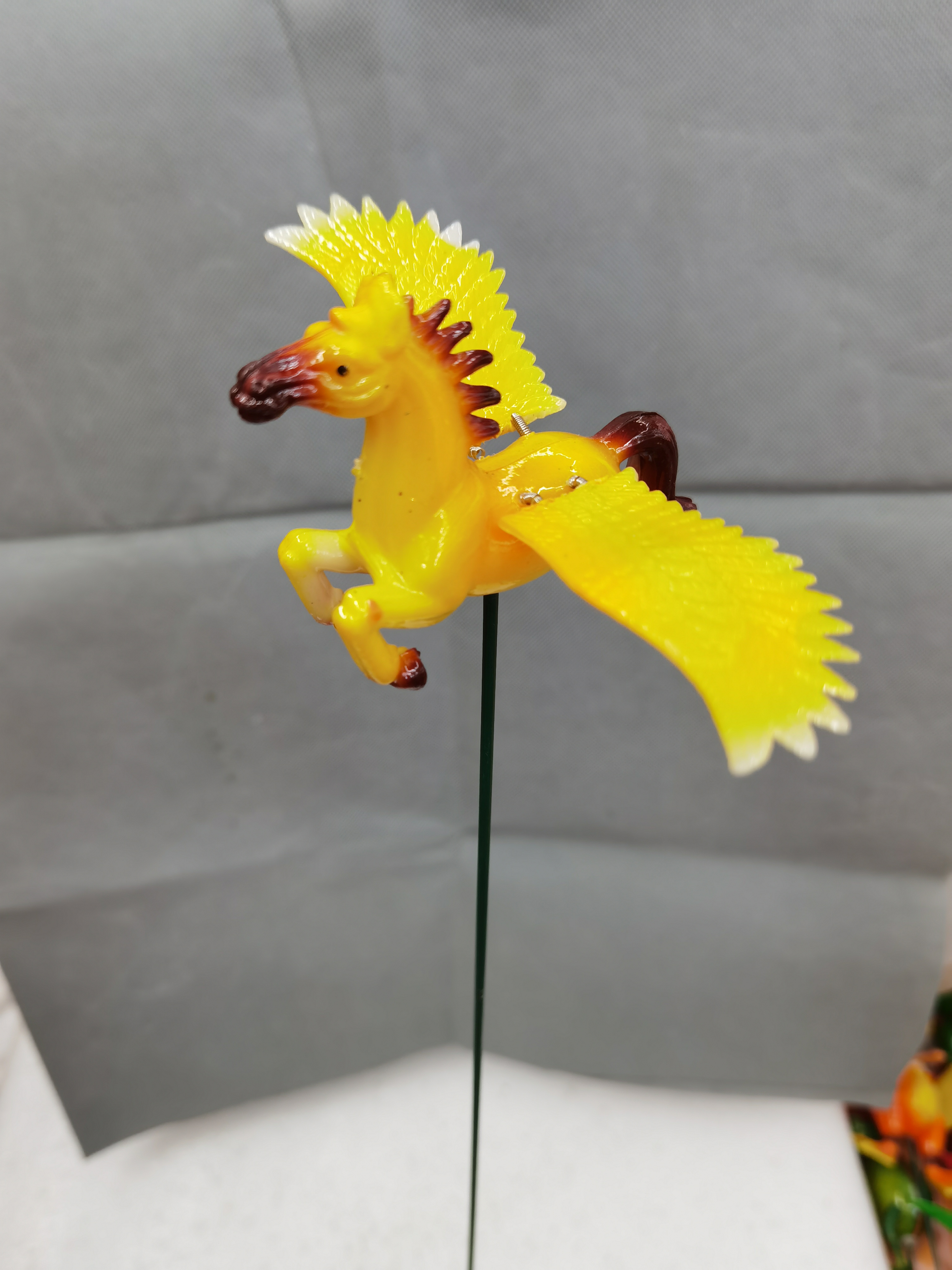 Garden Style Pegasus Plug-In Garden Villa Decoration Ironwork Flower Insertions Gardening Grocery Crafts Decorative Crafts details Picture