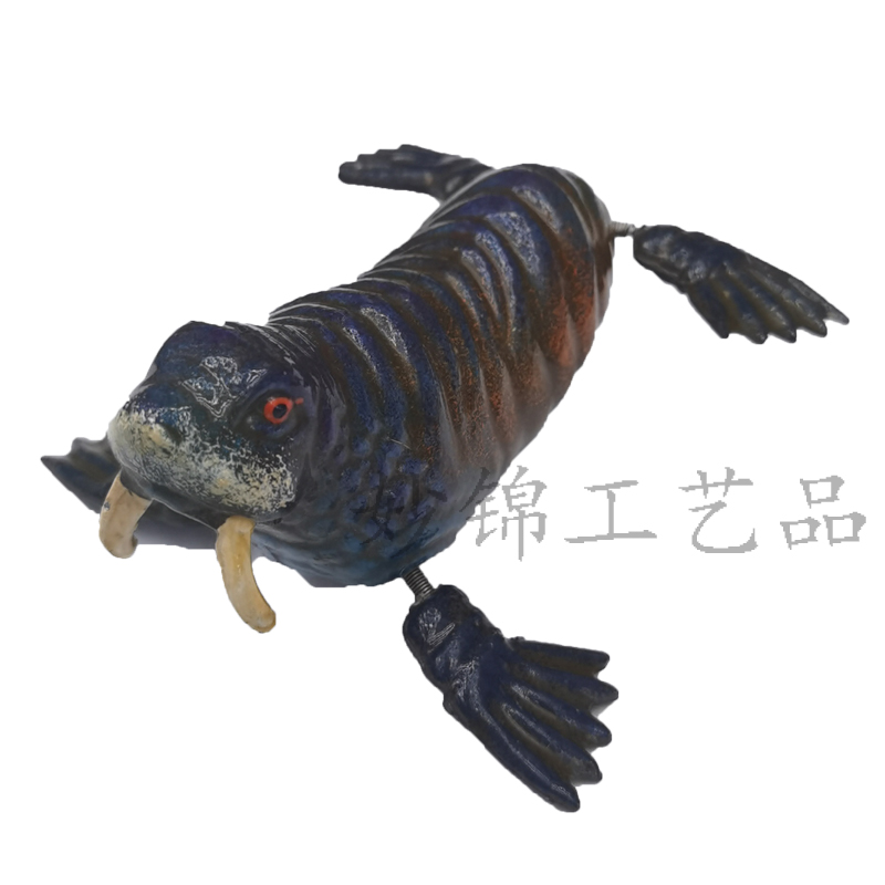 3D Three-Dimensional Color Plastic Sea Lion Refrigerator Sticker Creative Home Background Decoration Arts And Crafts Ornaments Application Scenario