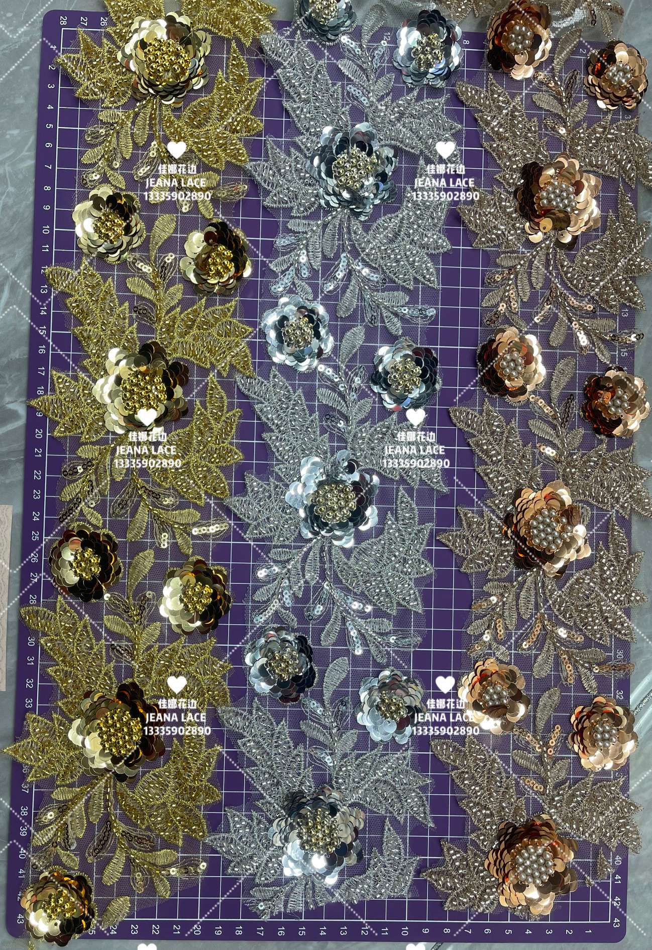 Bead Embroidery details Picture