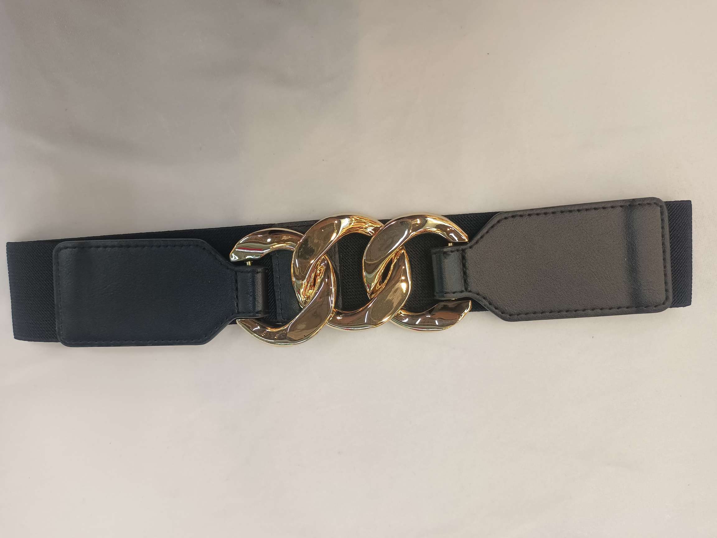 Fashion Trend Women's Waist Tight Elastic Belt With A Simple Suit details Picture