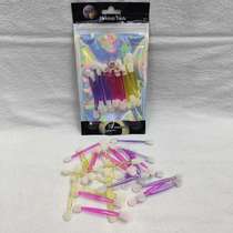 Rose A371#24pcs double head cotton Cotton 26414 Sendre Makeup tools 24 pieces with sponge head