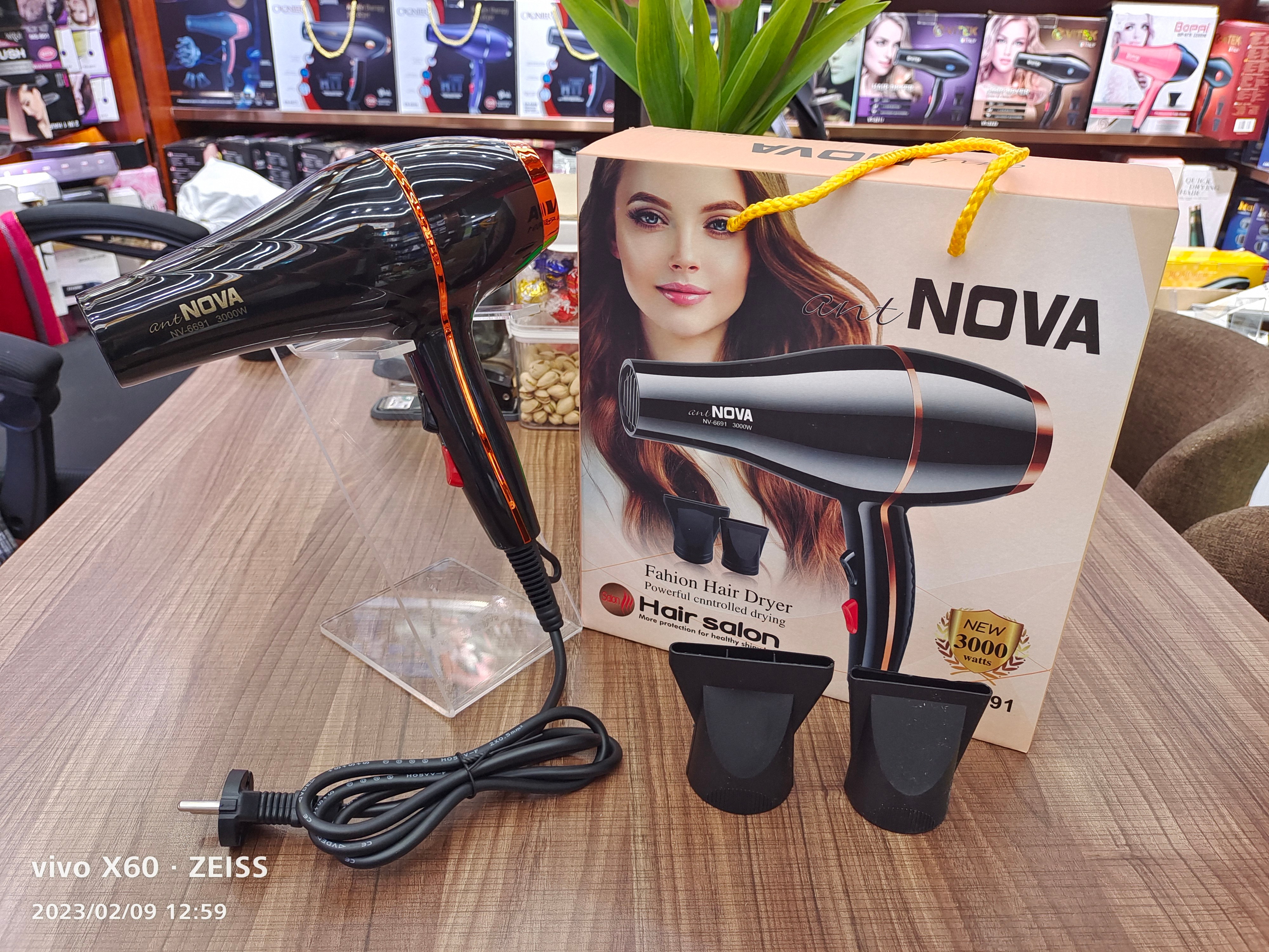 厂家直销大功率吹风机家用电吹风筒冷热风恒温电吹风NV-6691详情1