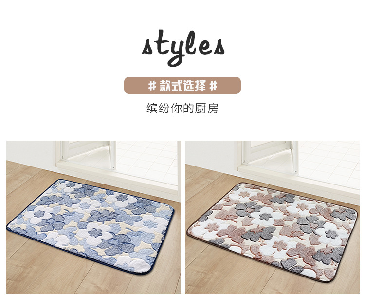千思卧室地垫门垫厨房门厅进门吸水地毯卫生间浴室防滑脚垫子详情14