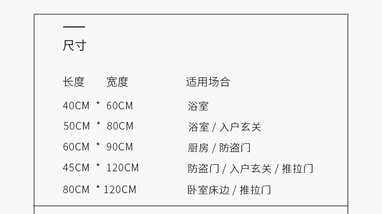 千思卧室地垫门垫厨房门厅进门吸水地毯卫生间浴室防滑脚垫子详情12