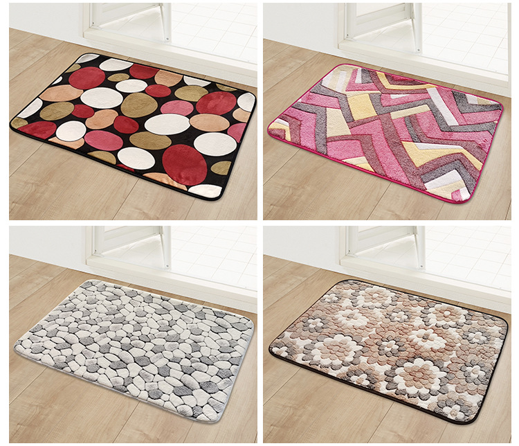 千思卧室地垫门垫厨房门厅进门吸水地毯卫生间浴室防滑脚垫子详情15
