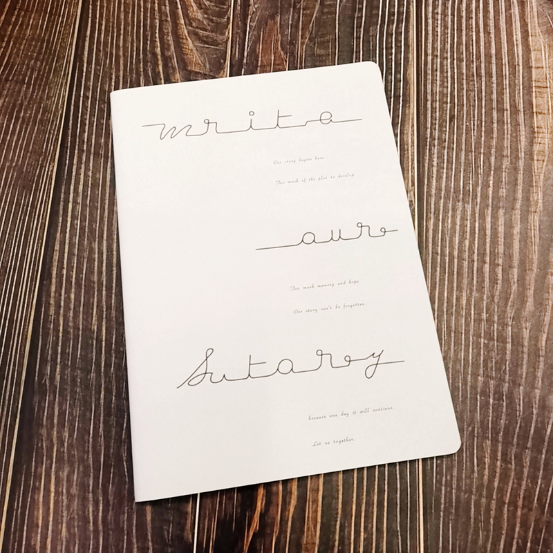 A4 notebook simple car line this office notepad bookkeeping this large book Specification drawing
