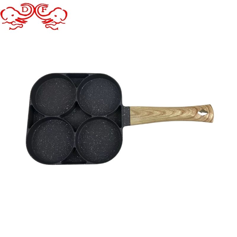 DF99744 Cast iron pan, egg frying pan, deep-fried egg burger, home egg dumpling pan, non-stick flat pan, teppanyaki frying pan, mica stone flat pan, DF Trading House pic 7