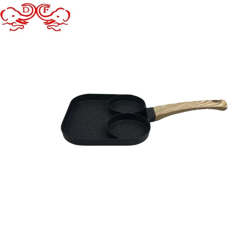 DF99744 Cast iron pan, egg frying pan, deep-fried egg burger, home egg dumpling pan, non-stick flat pan, teppanyaki frying pan, mica stone flat pan, DF Trading House pic 4
