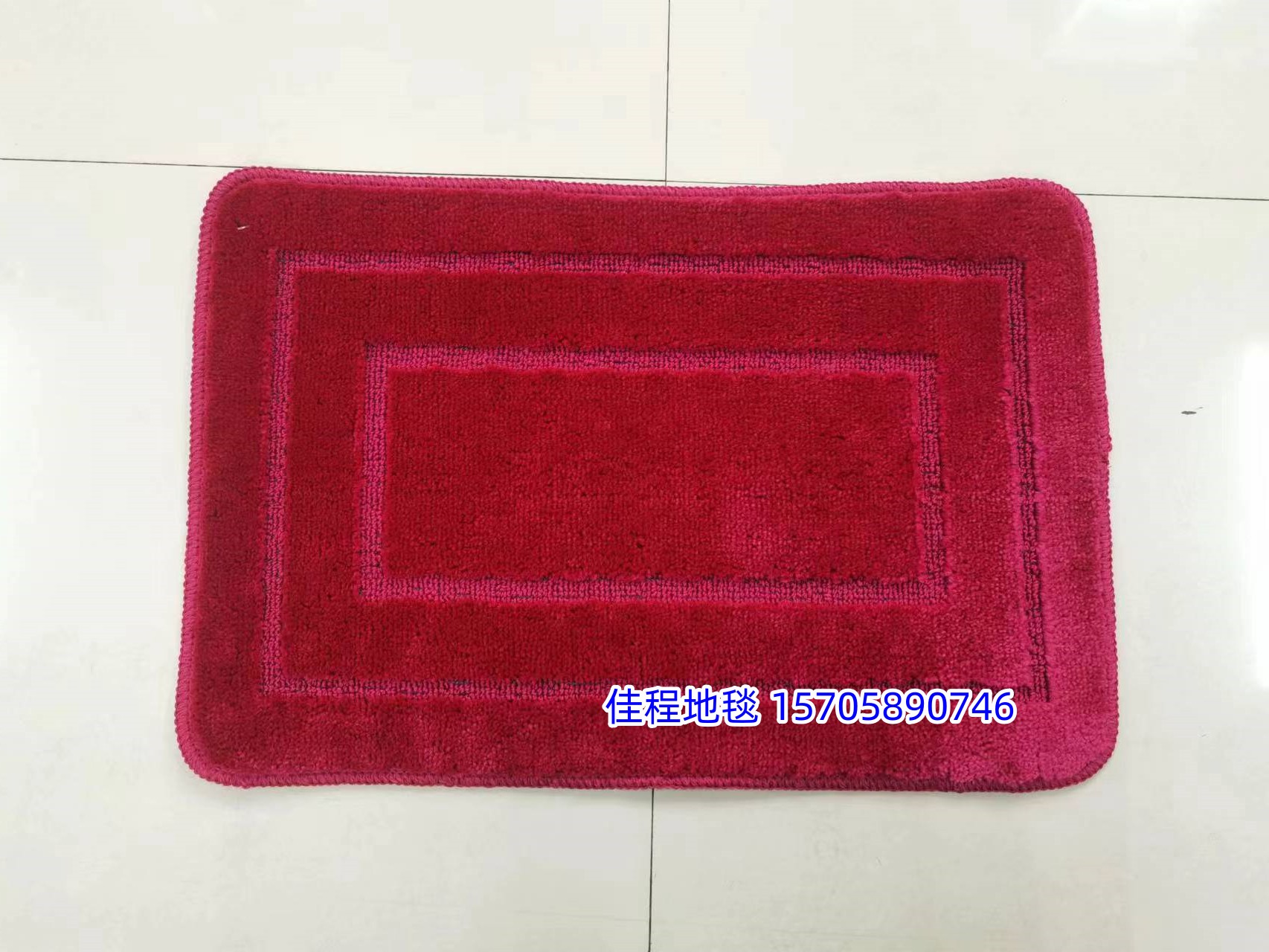 The new round frame twisted floor mat, carpet floor mat, door mat, interior mat, jacquard floor mat, kitchen mat, anti-slip mat, high and low circle floor mat are of good quality. There are multiple styles and colors. The size is 40*60CM Specification drawing