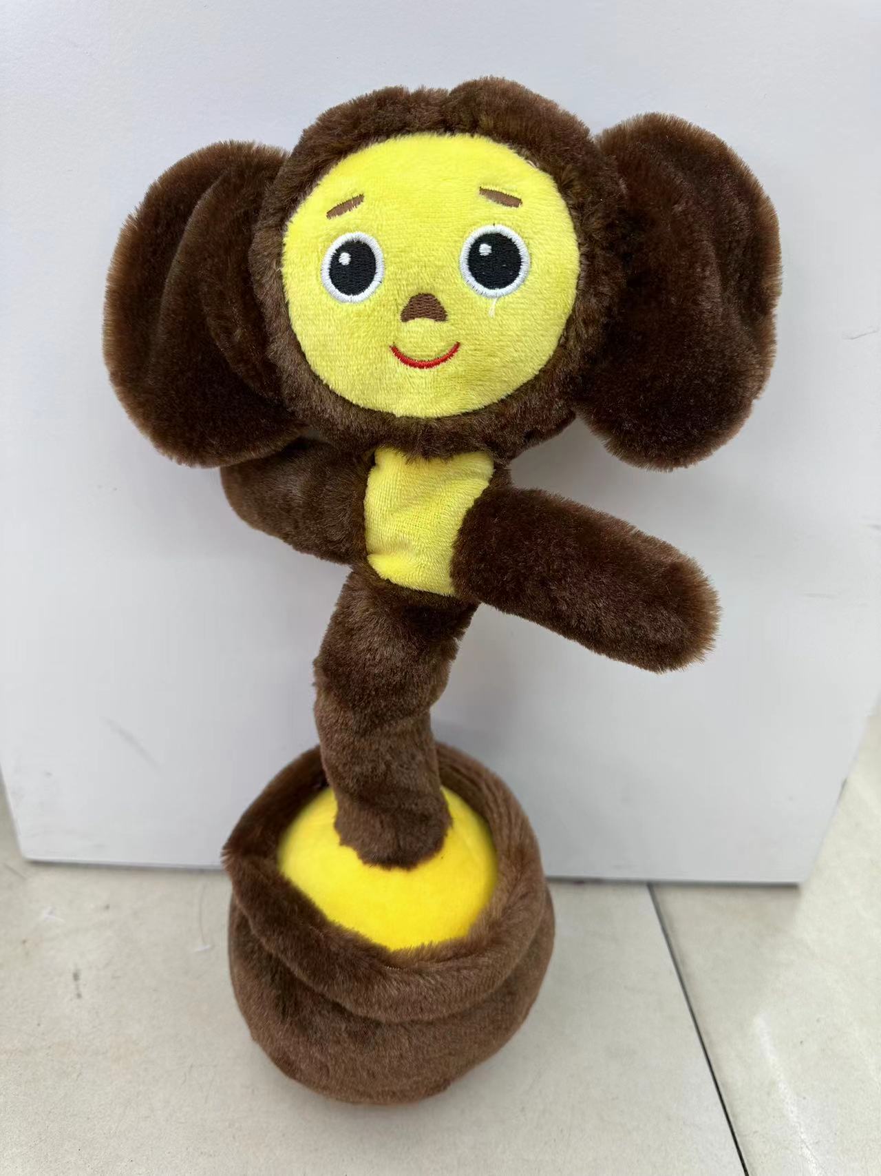 The cute rotating monkey has 60 pieces of music and recordings, and it's funny and imprompter
