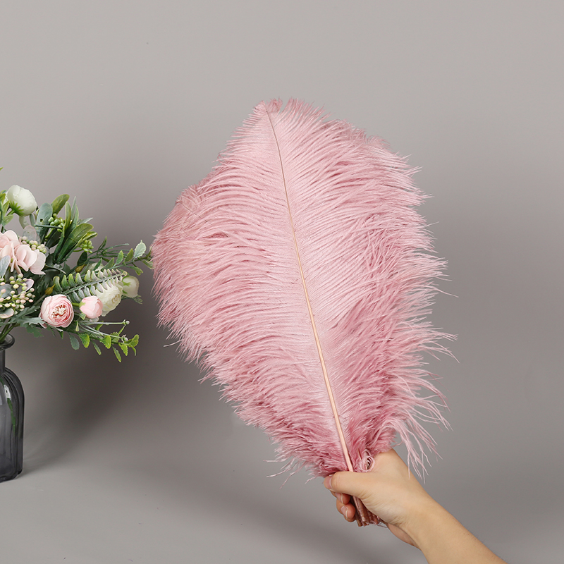 Diy Table Lamp Floor Lamp, Wedding Decoration, Shooting Props, Colorful Ostrich Hair Whole, Thin Rod 40~45Cm, Color Optional Application Scenario